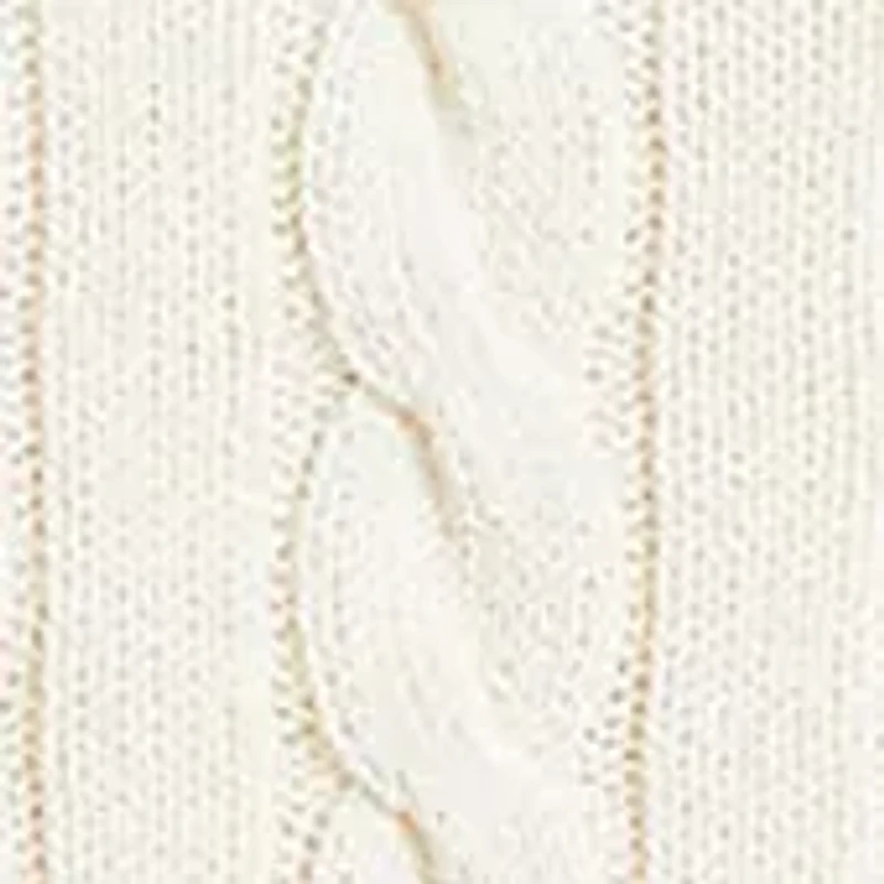 Cotton Cable Knit Driver Long Sleeve Sweater