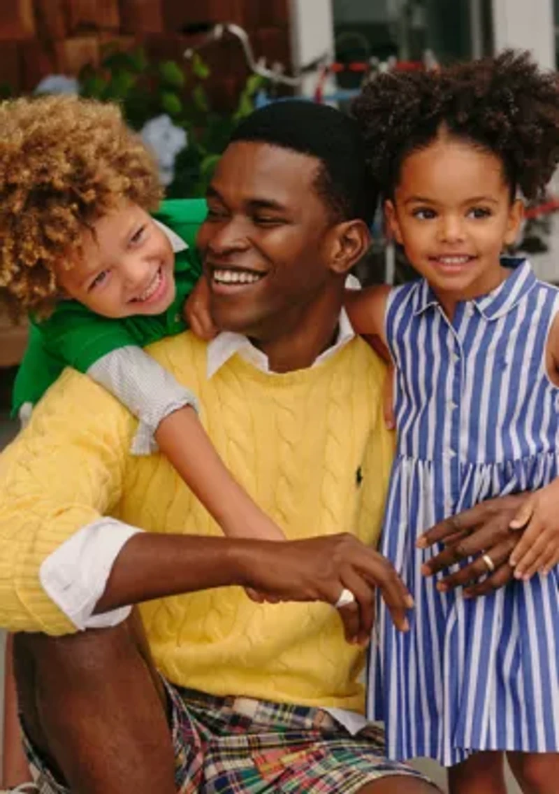 Cotton Cable Knit Driver Long Sleeve Sweater