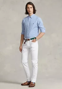 Slim Fit Checked Poplin Shirt