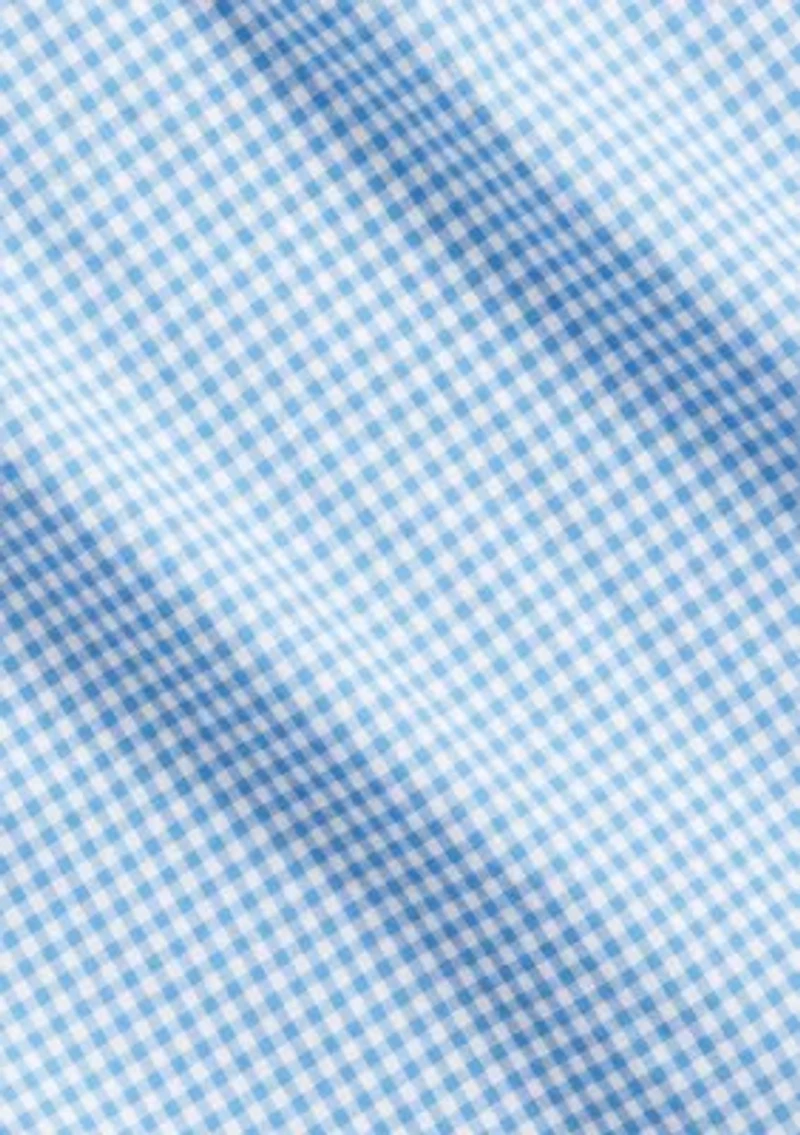Slim Fit Checked Poplin Shirt
