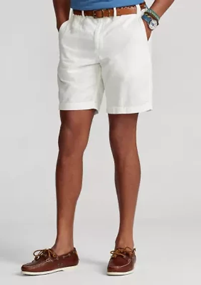 8.5 Inch Classic Fit Chino Shorts