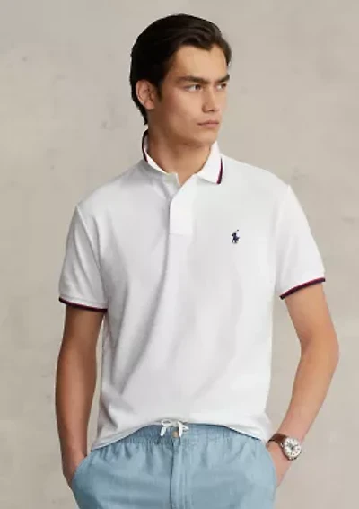 Classic Fit Mesh Polo Shirt