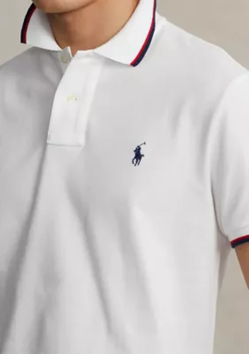 Classic Fit Mesh Polo Shirt