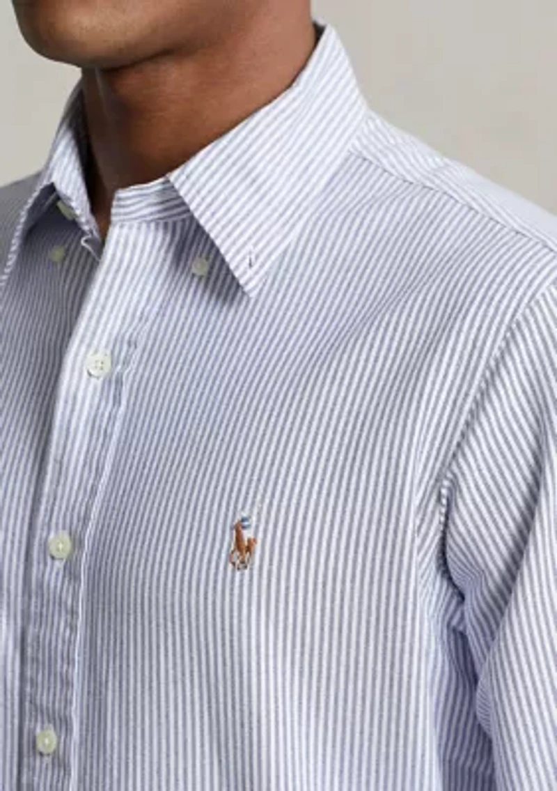 Classic Fit Striped Oxford Shirt