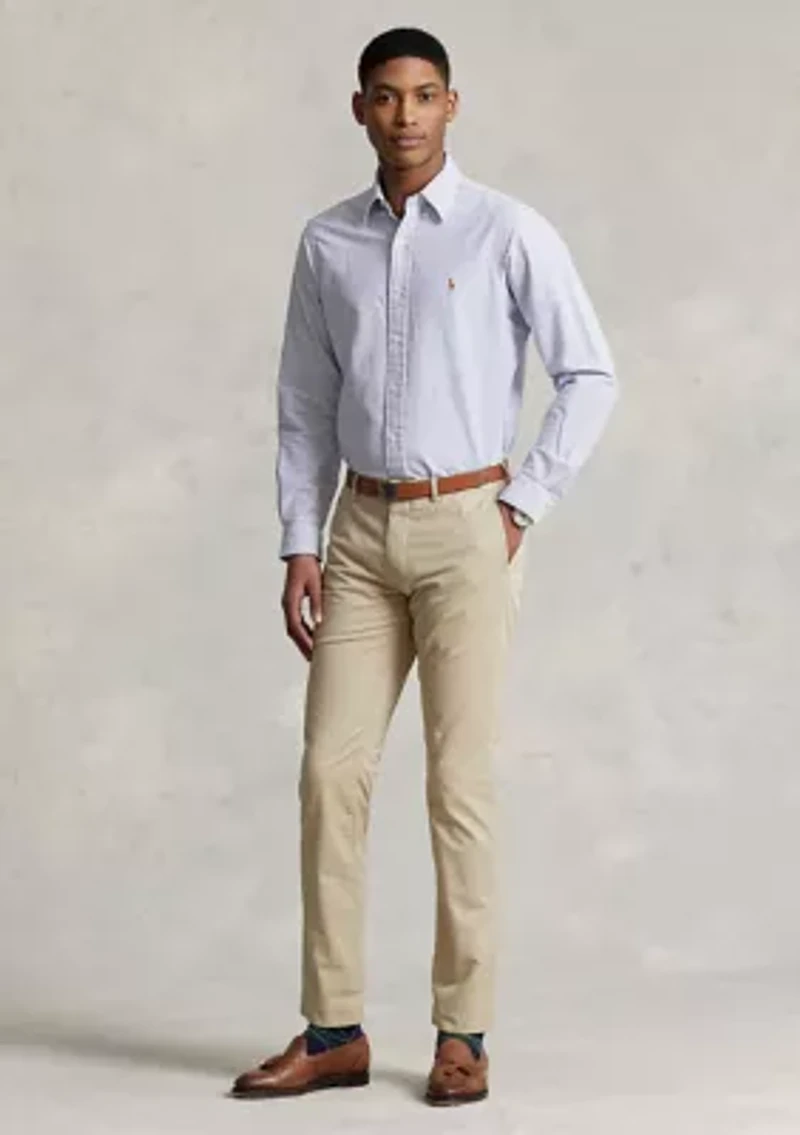 Classic Fit Striped Oxford Shirt