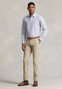 Classic Fit Striped Oxford Shirt