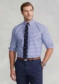 Big & Tall Plaid Oxford Shirt