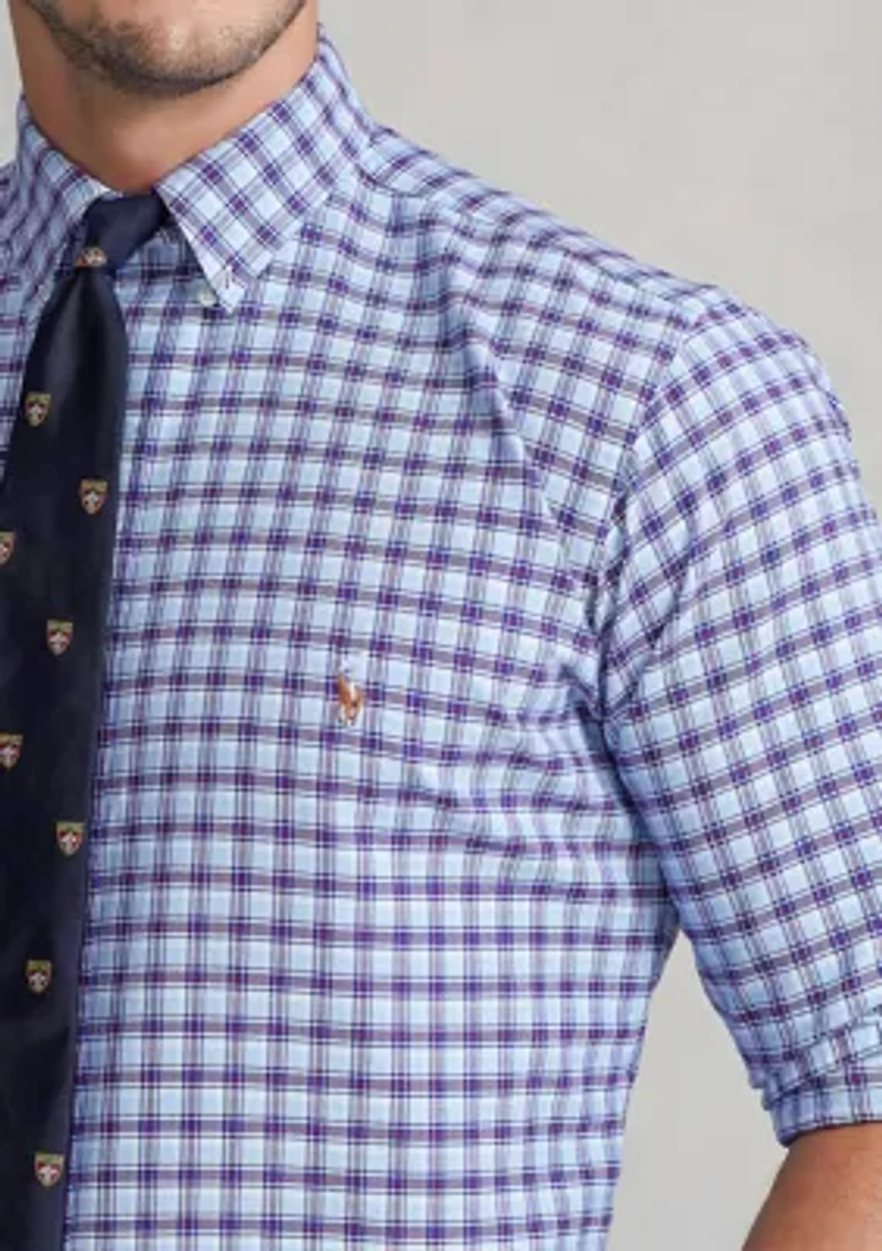 Big & Tall Plaid Oxford Shirt