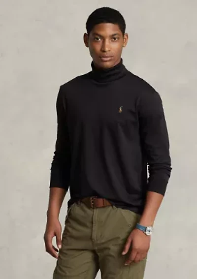 Cotton Interlock Turtleneck