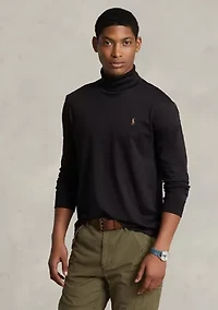 Cotton Interlock Turtleneck