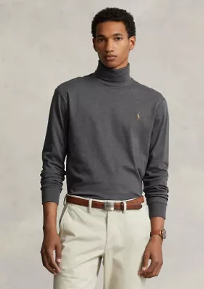 Cotton Interlock Turtleneck