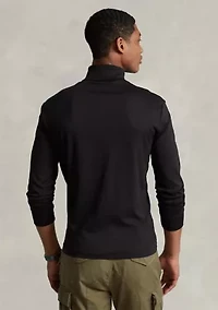 Cotton Interlock Turtleneck