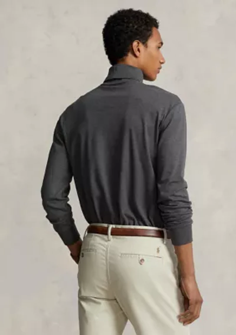 Cotton Interlock Turtleneck