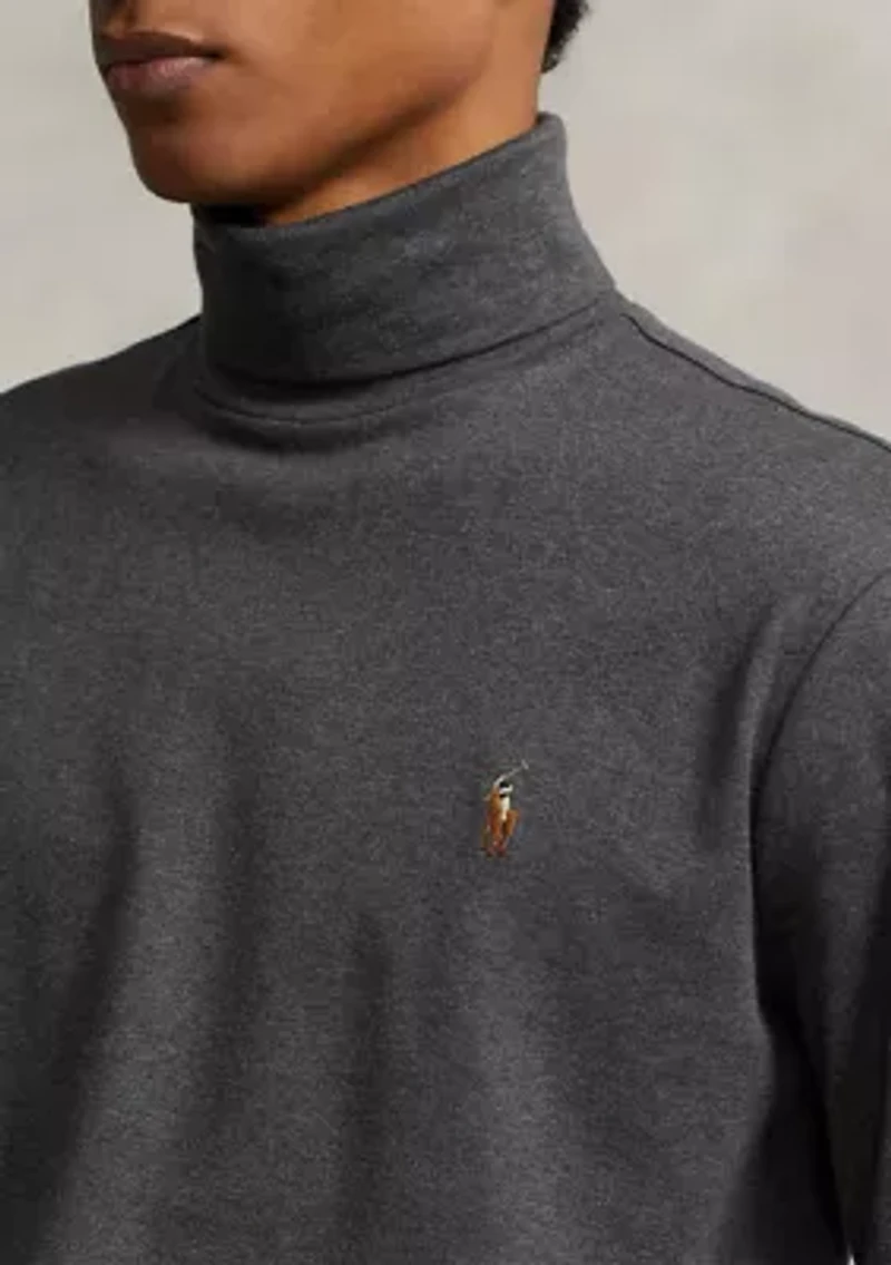 Cotton Interlock Turtleneck