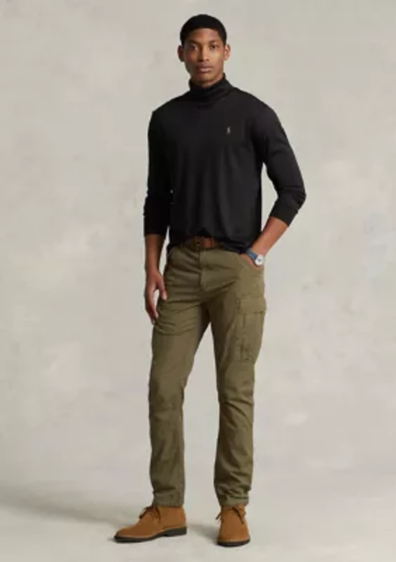 Cotton Interlock Turtleneck