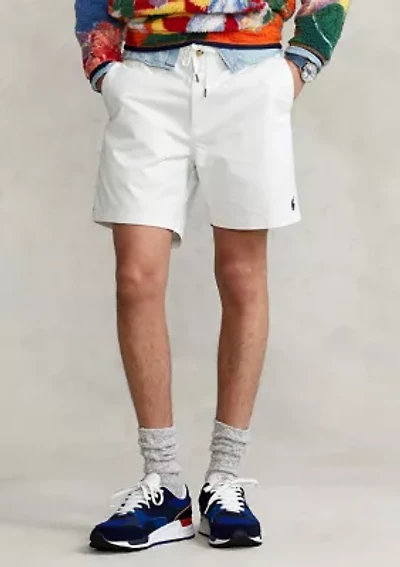 6 Inch Polo Prepster Stretch Twill Shorts