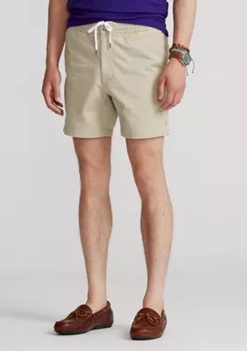 6 Inch Polo Prepster Stretch Twill Shorts