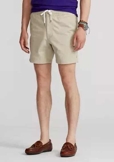 6 Inch Polo Prepster Stretch Twill Shorts
