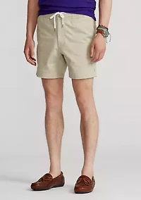 6 Inch Polo Prepster Stretch Twill Shorts