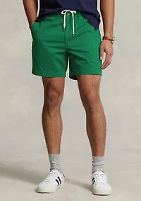 6 Inch Polo Prepster Stretch Twill Shorts