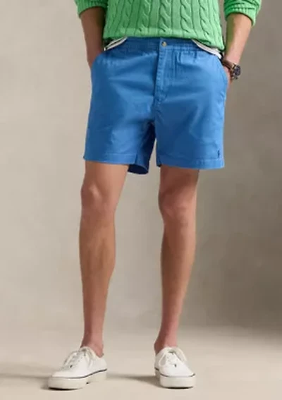 6 Inch Polo Prepster Stretch Twill Shorts