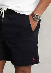6 Inch Polo Prepster Stretch Twill Shorts