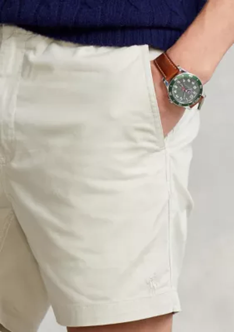 6 Inch Polo Prepster Stretch Twill Shorts