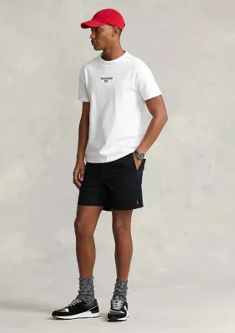 6 Inch Polo Prepster Stretch Twill Shorts