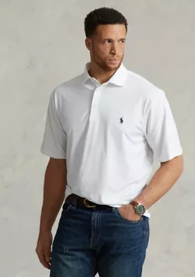 Big & Tall Performance Stretch Jersey Polo Shirt