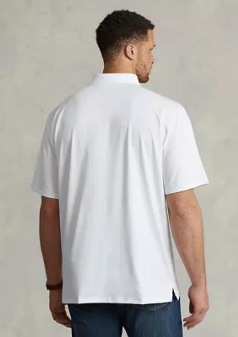 Big & Tall Performance Stretch Jersey Polo Shirt