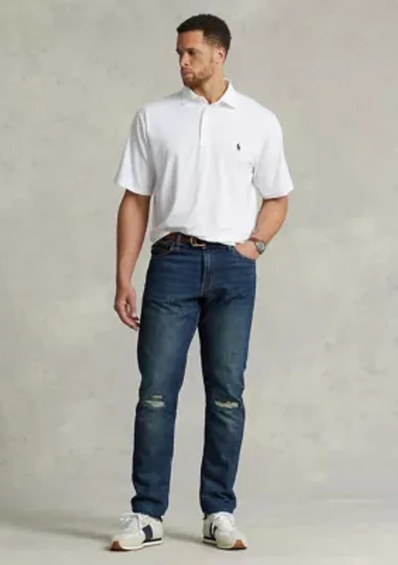 Big & Tall Performance Stretch Jersey Polo Shirt