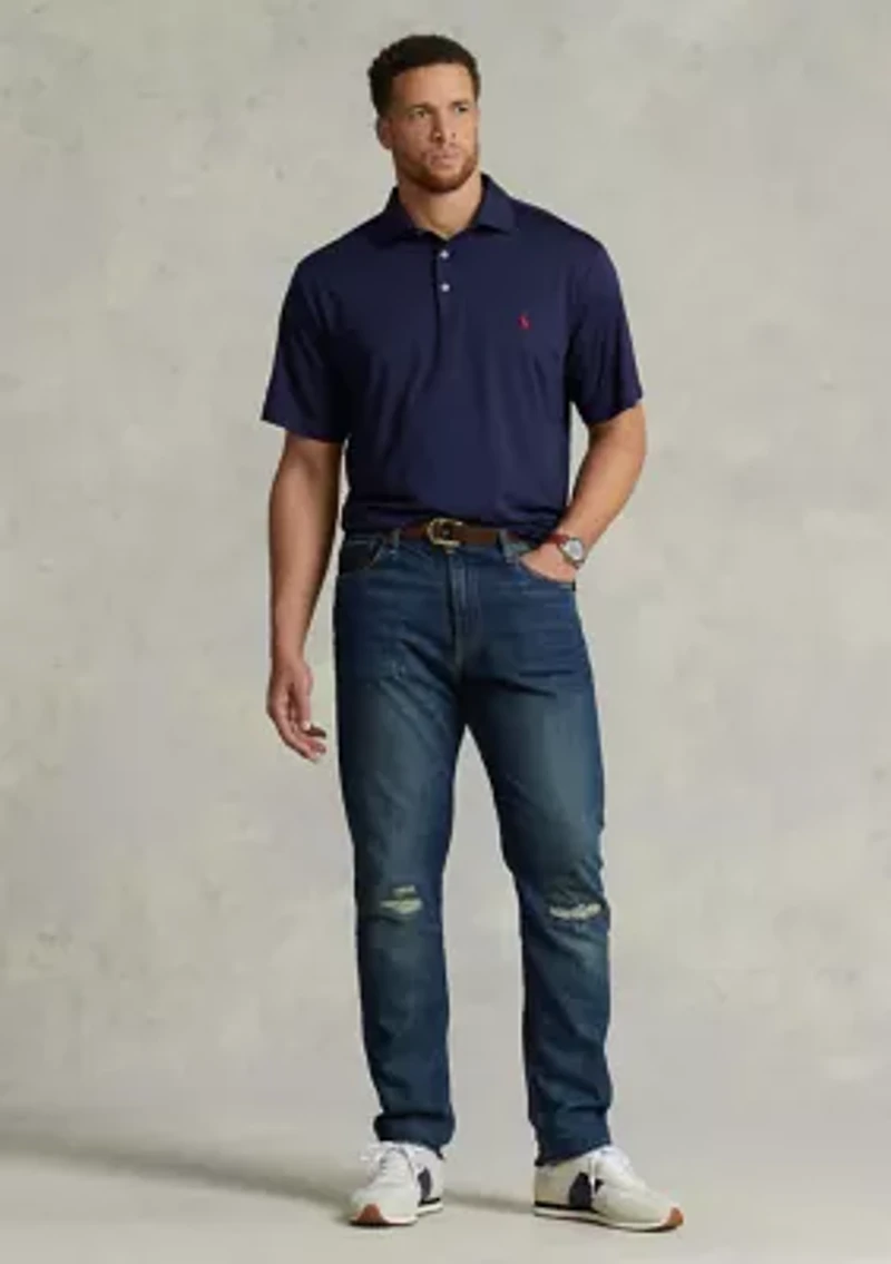 Big & Tall Performance Stretch Jersey Polo Shirt