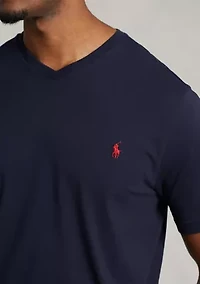 Big & Tall Cotton Jersey V-Neck T-Shirt