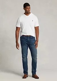 Big & Tall Cotton Jersey V-Neck T-Shirt