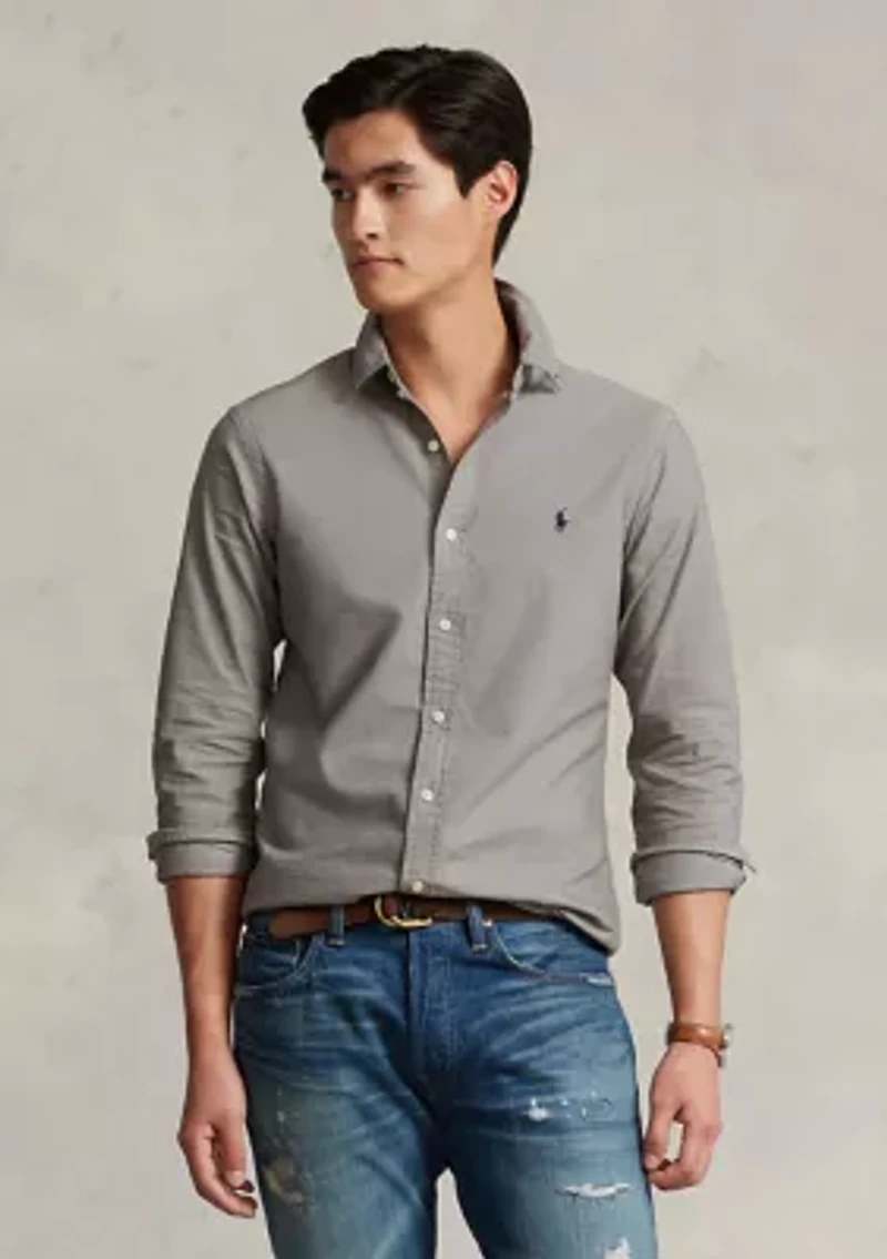 Classic Fit Garment Dyed Oxford Shirt