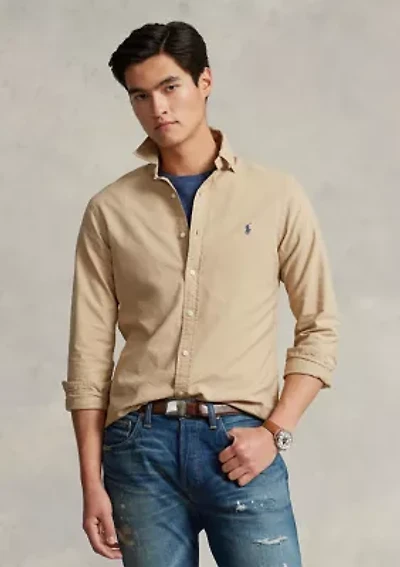Classic Fit Garment Dyed Oxford Shirt