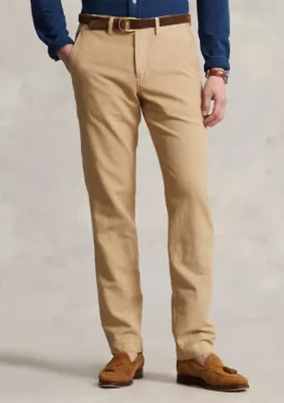 Classic Fit Linen-Blend Pants