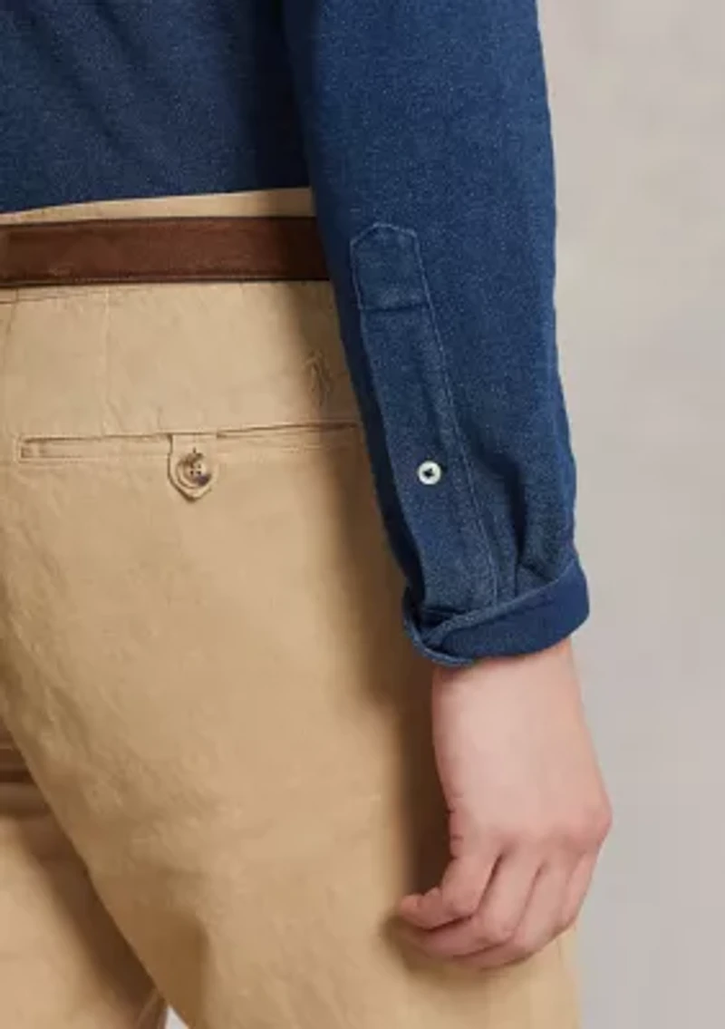 Classic Fit Linen-Blend Pants