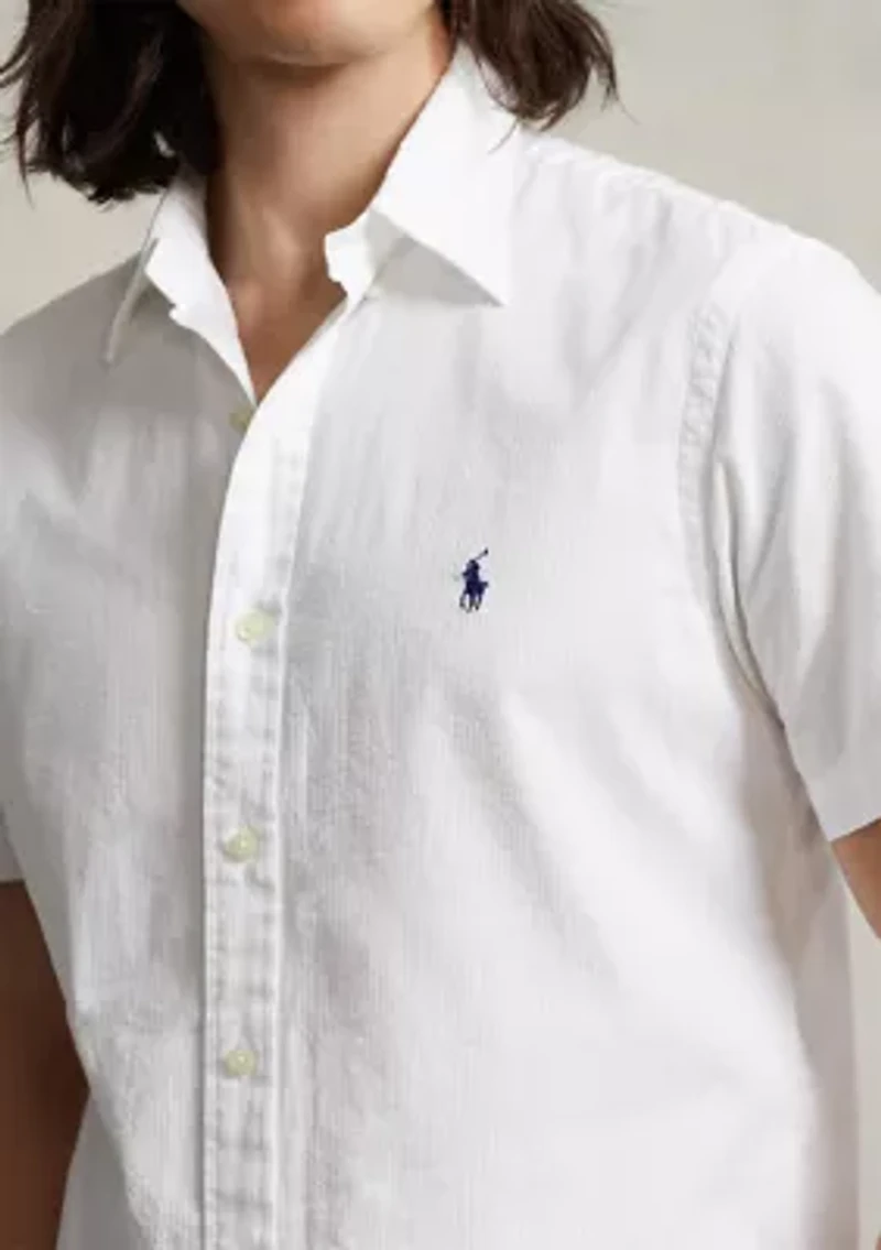 Classic Fit Seersucker Shirt