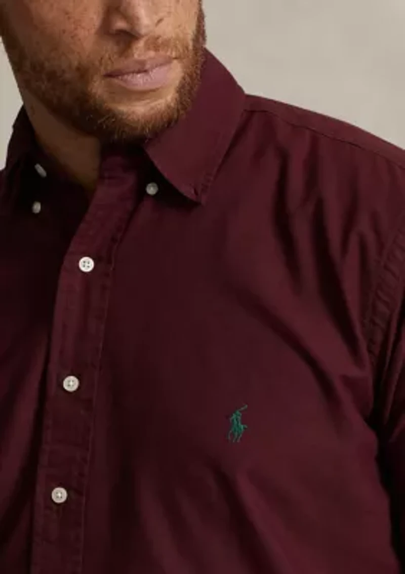 Big & Tall Garment-Dyed Oxford Shirt
