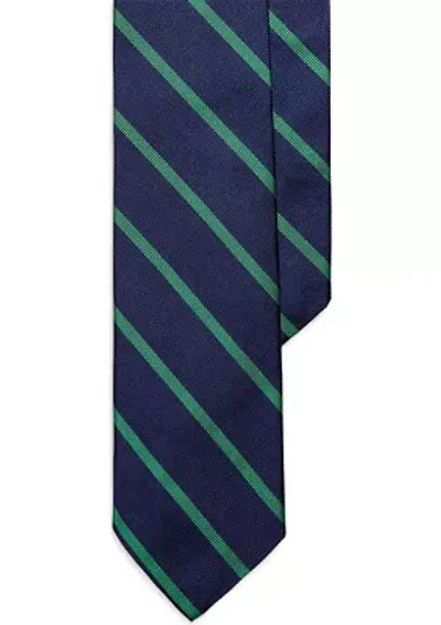 Striped Silk Repp Tie