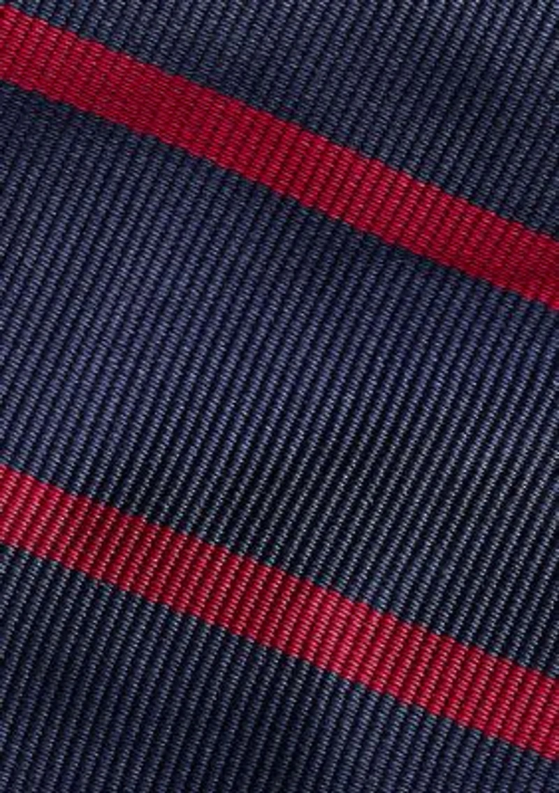 Striped Silk Repp Tie