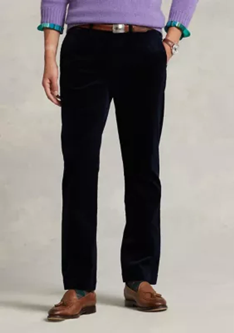 Stretch Straight Fit Corduroy Pants