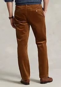 Stretch Straight Fit Corduroy Pants
