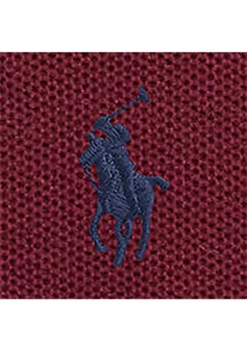 Mesh Knit Cotton Quarter Zip Sweater