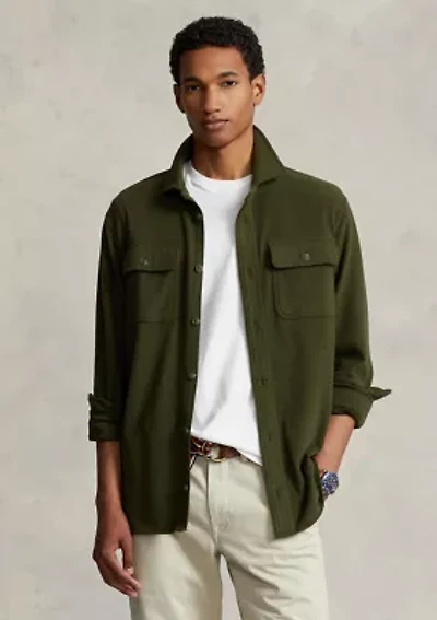 Classic Fit Knit Flannel Work Shirt