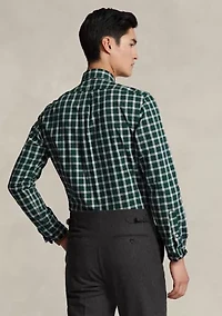 Classic Fit Plaid Twill Shirt