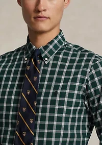 Classic Fit Plaid Twill Shirt