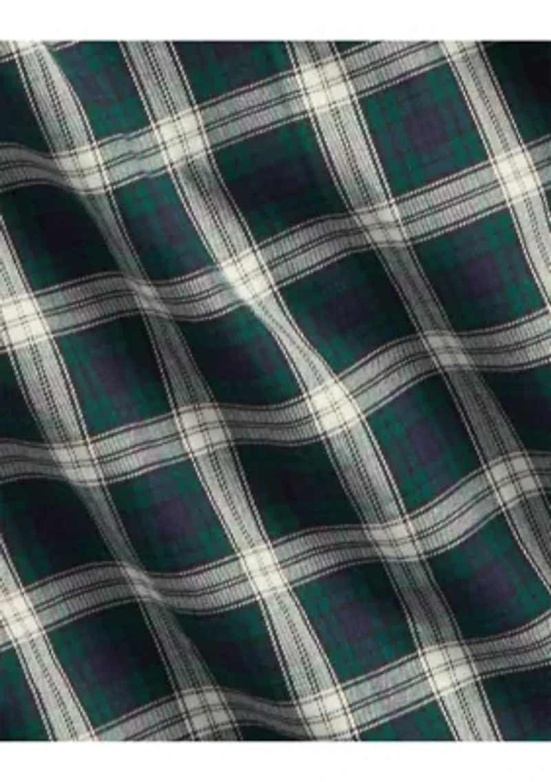 Classic Fit Plaid Twill Shirt