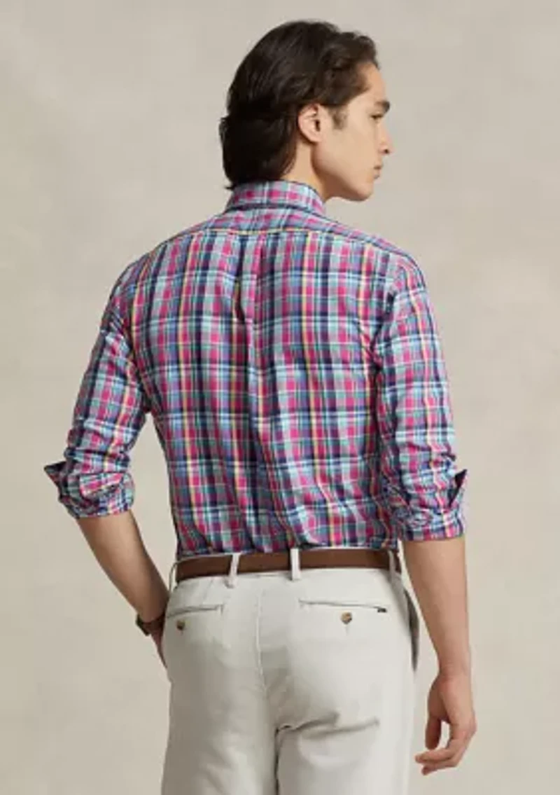 Classic Fit Plaid Performance Shirt